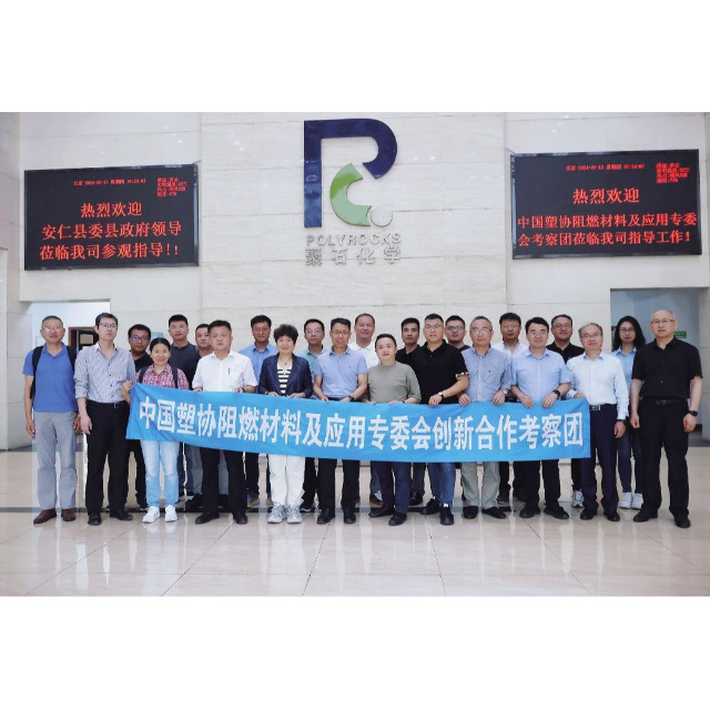 中塑协阻燃材料及应用专委会考察团一行莅临ag平台网站化学考察调研