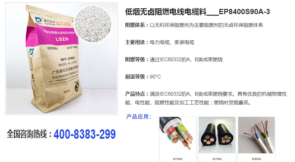 低烟无卤阻燃电线电缆料-ag平台网站化学